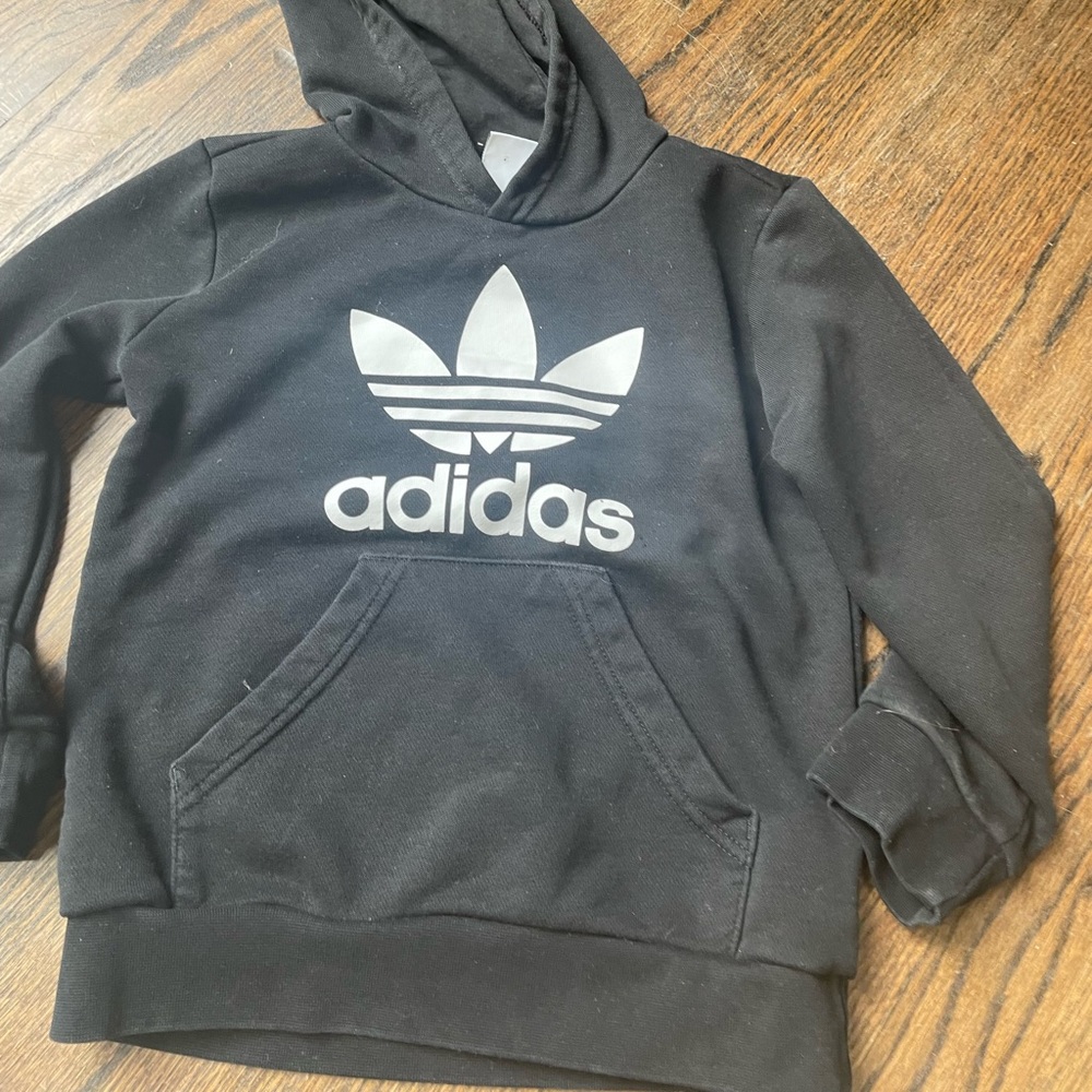 Adidas hoodie size 5:6 black